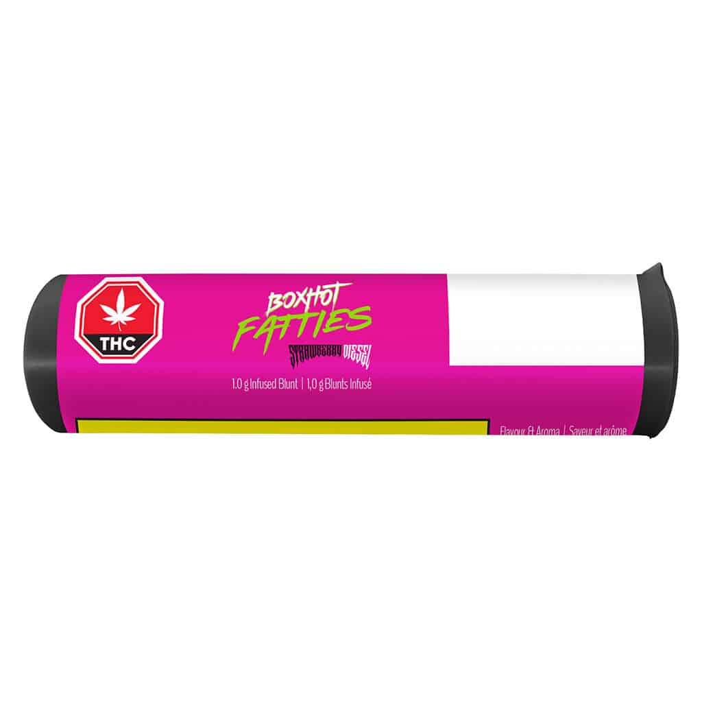 BOXHOT Fatties - Strawberry Diesel Infused Blunt Sativa 1x1g - Image 2