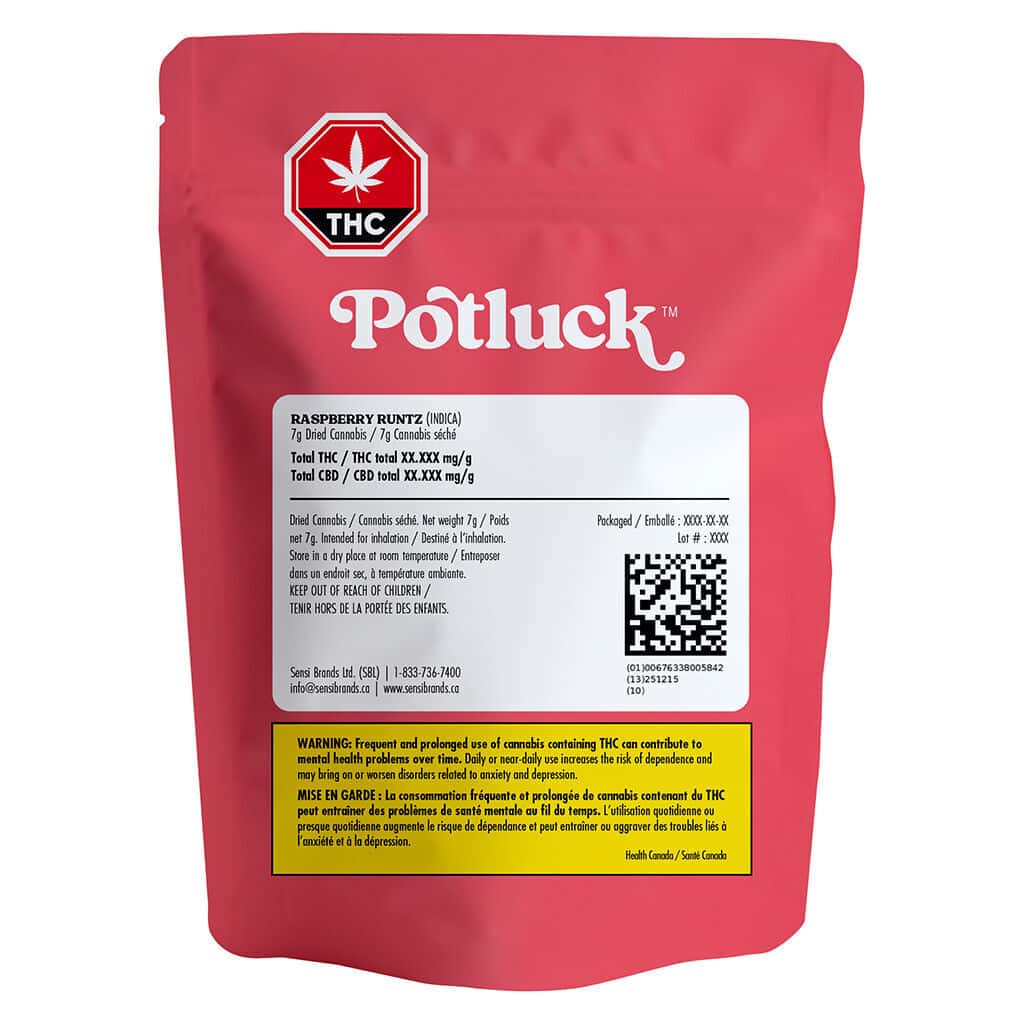 Potluck - Raspberry Runtz Indica 7g - Image 2