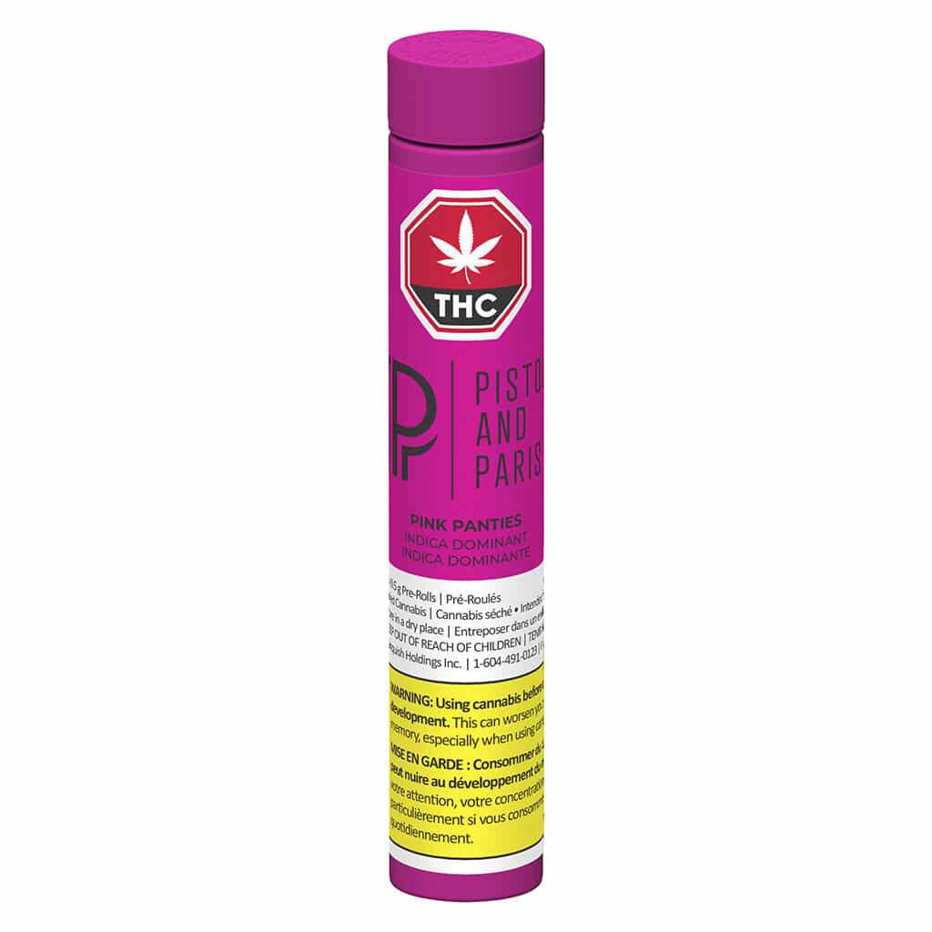 Pistol and Paris - Pink Panties Pre-roll Indica 3x0.5g