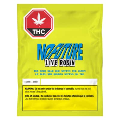 No Future Gummies - No Future - The Sour Blue One - Live Rosin Sativa THC Gummy