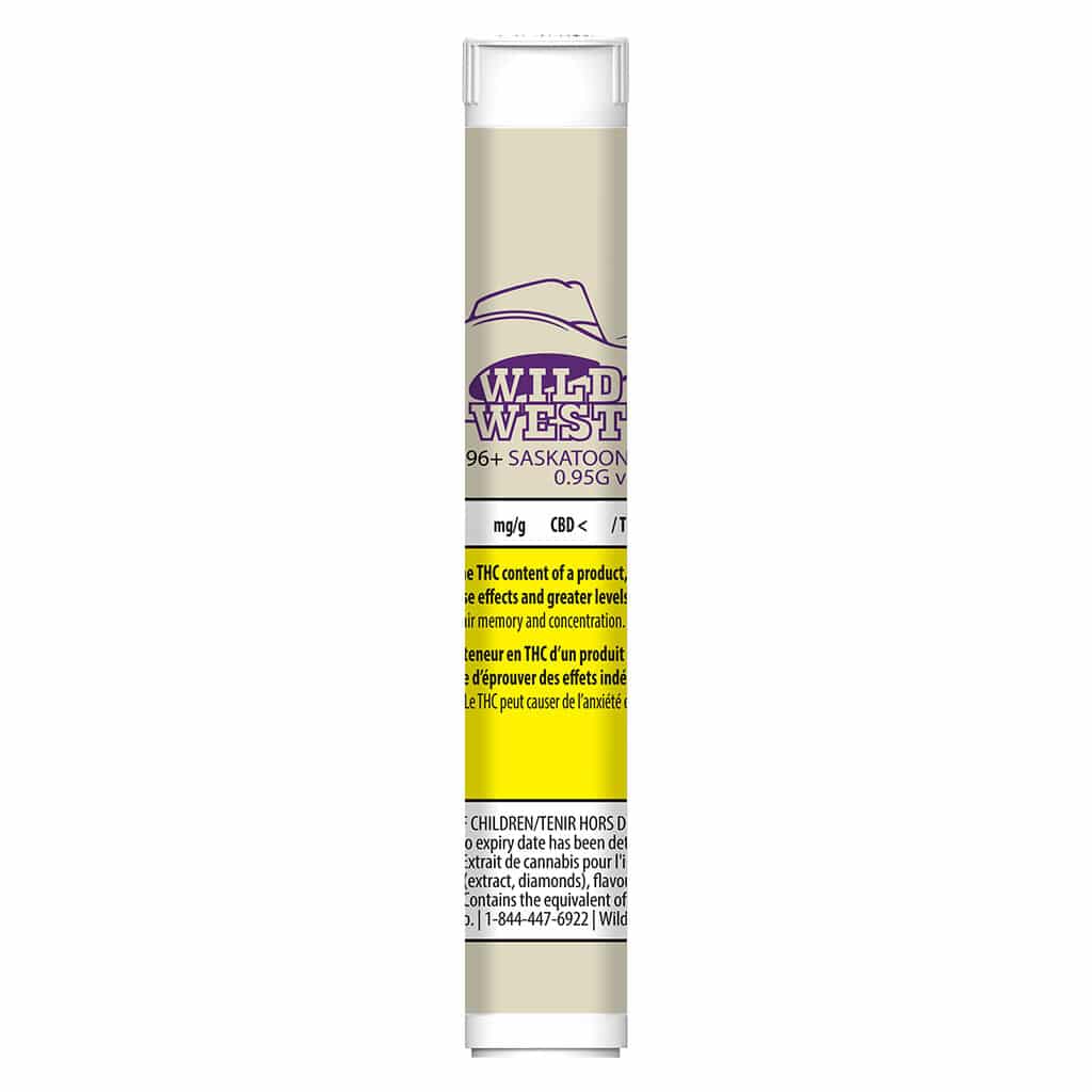 Wild West - 96+ Saskatoon Berry Liquid Diamonds 510 Indica 0.95g - Image 2