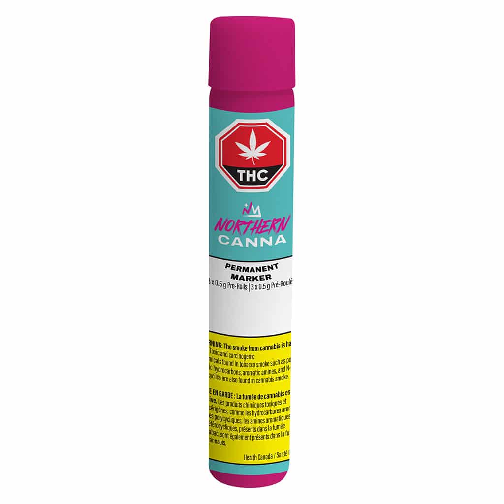 Northern Canna - Permanent Marker Pre-Roll Indica 3x0.5g - Image 2