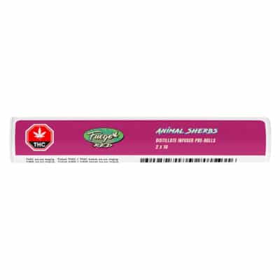 Fuego Red - Animal Sherbs Liquid Diamond Infused Pre-Roll Indica 2x1g