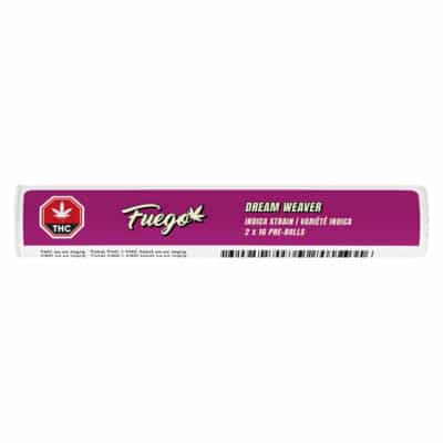 Fuego - Dream Weaver Indica Pre-Roll - Indica 2x1g